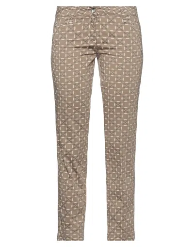 Jacob Cohёn Cropped Pants In Beige