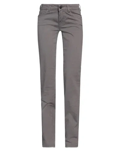 JACOB COHЁN JACOB COHЁN WOMAN PANTS LEAD SIZE 29 COTTON, ELASTANE