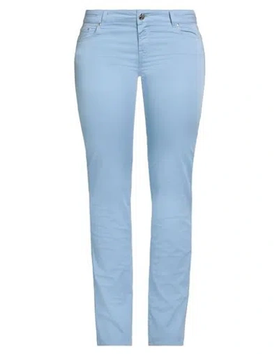 Jacob Cohёn Woman Pants Light Blue Size 27 Cotton, Elastane