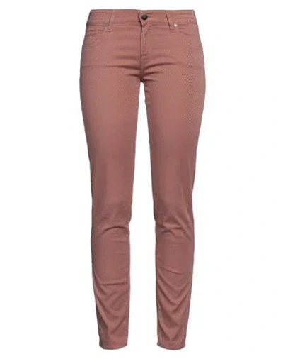 Jacob Cohёn Woman Pants Light Brown Size 27 Cotton, Elastane In Beige