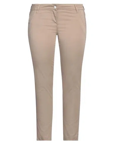 Jacob Cohёn Woman Pants Light Brown Size 33 Cotton, Elastane In Beige