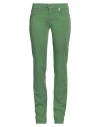 Jacob Cohёn Woman Pants Light Green Size 26 Cotton, Elastane