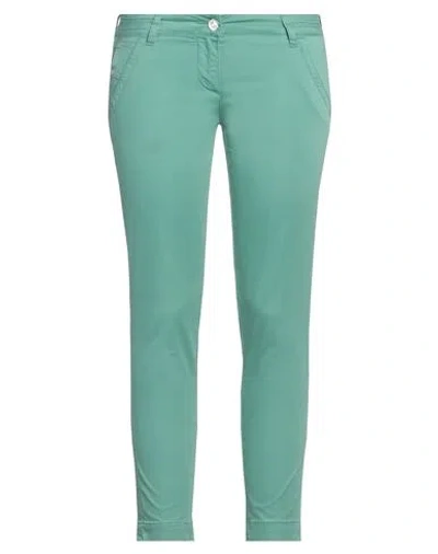 Jacob Cohёn Woman Pants Light Green Size 29 Cotton, Elastane