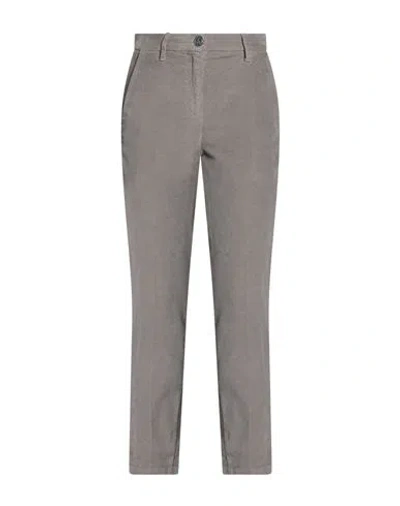Jacob Cohёn Woman Pants Light Grey Size 12 Cotton, Lyocell, Elastane