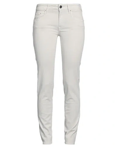 Jacob Cohёn Woman Pants Light Grey Size 25 Cotton, Viscose, Elastane