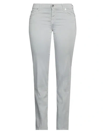 Jacob Cohёn Woman Pants Light Grey Size 28 Cotton, Elastane