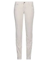 Jacob Cohёn Woman Pants Light Grey Size 30 Cotton, Elastane In Grey