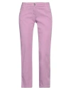 Jacob Cohёn Woman Pants Mauve Size 24 Cotton, Elastane In Purple