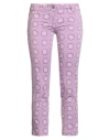 Jacob Cohёn Woman Pants Lilac Size 26 Cotton, Elastane In Multi