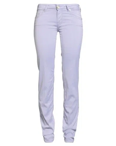 Jacob Cohёn Woman Pants Lilac Size 31 Viscose, Cotton, Elastane In Gold