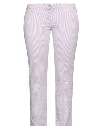 Jacob Cohёn Woman Pants Lilac Size 32 Cotton, Elastane In Purple