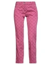 Jacob Cohёn Woman Pants Magenta Size 30 Cotton, Elastane In Purple