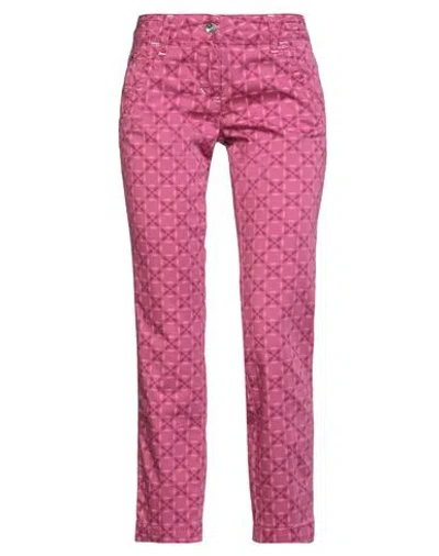 Jacob Cohёn Woman Pants Magenta Size 30 Cotton, Elastane In Purple
