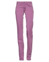 Jacob Cohёn Woman Pants Mauve Size 26 Cotton, Elastane In Purple