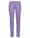 Jacob Cohёn Woman Pants Mauve Size 32 Cotton, Elastane In Purple