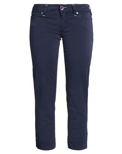 Jacob Cohёn Woman Pants Midnight Blue Size 29 Cotton, Elastane