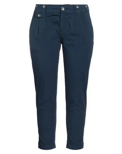 Jacob Cohёn Woman Pants Midnight Blue Size 31 Cotton, Elastane