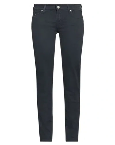 Jacob Cohёn Woman Pants Midnight Blue Size 32 Cotton, Viscose, Polyester, Elastane