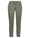 Jacob Cohёn Woman Pants Military Green Size 27 Cotton, Elastane In Green