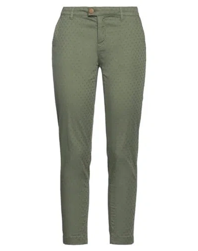 Jacob Cohёn Woman Pants Military Green Size 27 Cotton, Elastane