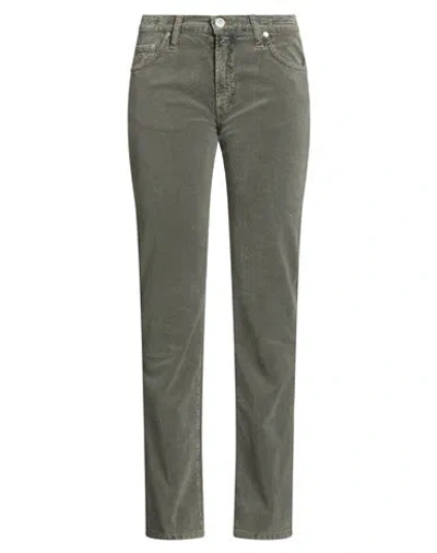 Jacob Cohёn Woman Pants Military Green Size 28 Cotton, Elastane