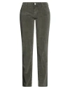 Jacob Cohёn Woman Pants Military Green Size 28 Cotton, Elastane In Green