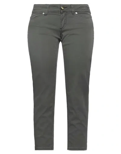 Jacob Cohёn Woman Pants Military Green Size 28 Cotton, Elastane