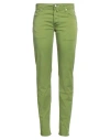 Jacob Cohёn Woman Pants Military Green Size 30 Cotton, Elastane In Green