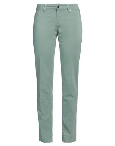 Jacob Cohёn Woman Pants Military Green Size 29 Cotton, Elastane