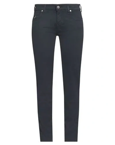 Jacob Cohёn Woman Pants Navy Size 27 Cotton, Viscose, Polyester, Elastane In Navy Blue