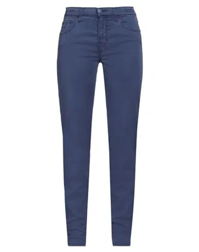 Jacob Cohёn Woman Pants Navy Size 27 Lyocell, Cotton, Elastane In Navy Blue