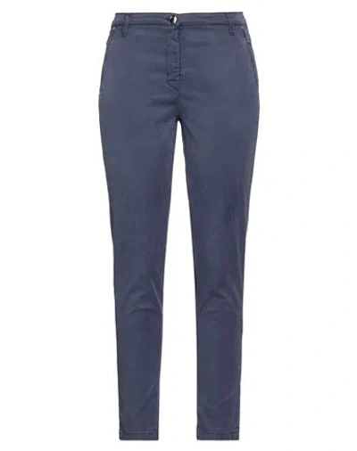 Jacob Cohёn Woman Pants Navy Size 29 Lyocell, Cotton, Elastane In Navy Blue