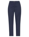 Jacob Cohёn Woman Pants Navy Size 8 Cotton, Elastane In Navy Blue
