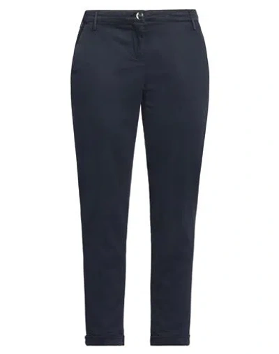 Jacob Cohёn Woman Pants Navy Size 26 Lyocell, Modal, Cotton, Elastomultiester, Elastane In Navy Blue