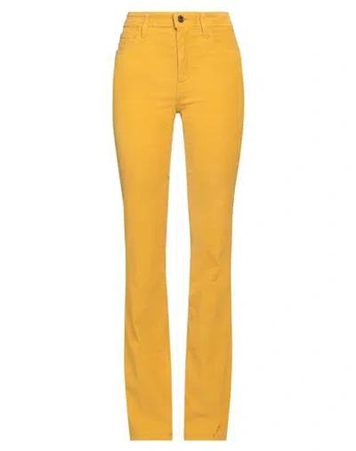 Jacob Cohёn Woman Pants Ocher Size 29 Cotton, Lyocell, Elastane, Polyester In Yellow