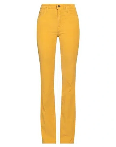 Jacob Cohёn Woman Pants Marigold Size 29 Cotton, Lyocell, Elastane, Polyester In Yellow