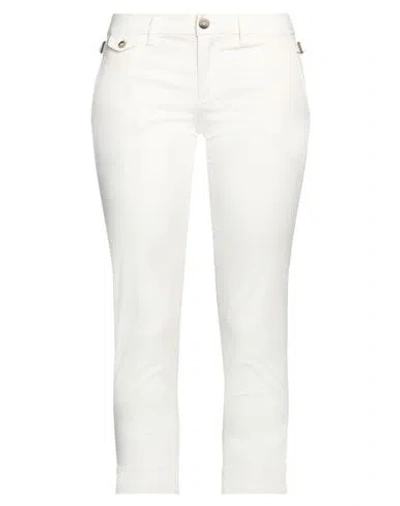 Jacob Cohёn Woman Pants Off White Size 26 Cotton, Elastane