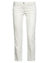 Jacob Cohёn Woman Pants Pastel Yellow Size 31 Cotton, Elastane In Neutral