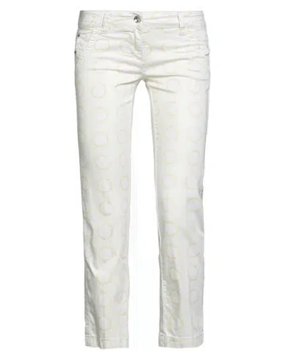 Jacob Cohёn Woman Pants Pastel Yellow Size 31 Cotton, Elastane In Neutral