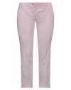 Jacob Cohёn Woman Pants Pink Size 32 Cotton, Elastane, Leather