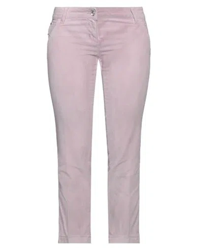 Jacob Cohёn Woman Pants Pink Size 32 Cotton, Elastane, Leather