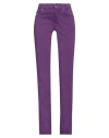 Jacob Cohёn Woman Pants Purple Size 26 Cotton, Elastane