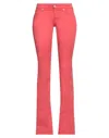 Jacob Cohёn Woman Pants Red Size 26 Lyocell, Cotton, Elastane