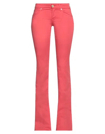 Jacob Cohёn Woman Pants Red Size 26 Lyocell, Cotton, Elastane