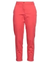 Jacob Cohёn Woman Pants Red Size 27 Lyocell, Cotton, Polyester, Elastane In Red