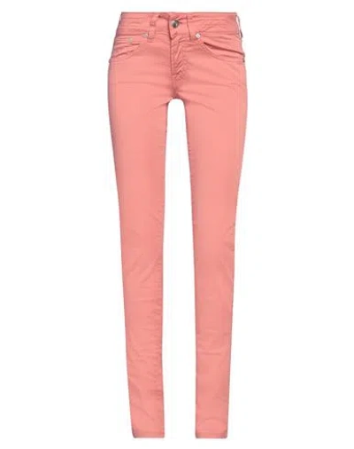 Jacob Cohёn Woman Pants Salmon Pink Size 25 Cotton, Elastane
