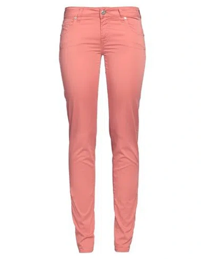 Jacob Cohёn Woman Pants Salmon Pink Size 28 Cotton, Elastane
