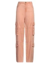 Jacob Cohёn Woman Pants Salmon Pink Size 31 Linen, Lyocell, Elastane, Polycotton