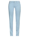 Jacob Cohёn Woman Pants Sky Blue Size 26 Cotton, Elastane