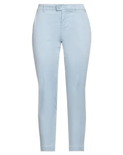 Jacob Cohёn Woman Pants Sky Blue Size 28 Lyocell, Cotton, Elastane In Blue